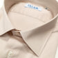 EKLAM men's shirt with spread collar, sand colour