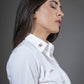 Camicia donna EKLAM cotone stampa apine