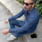 EKLAM printed shirt Italian collar