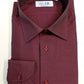 Chemise homme EKLAM à col français Bordeaux