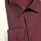 EKLAM men's shirt French collar Bordeaux