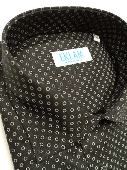 EKLAM printed men's shirt with French collar