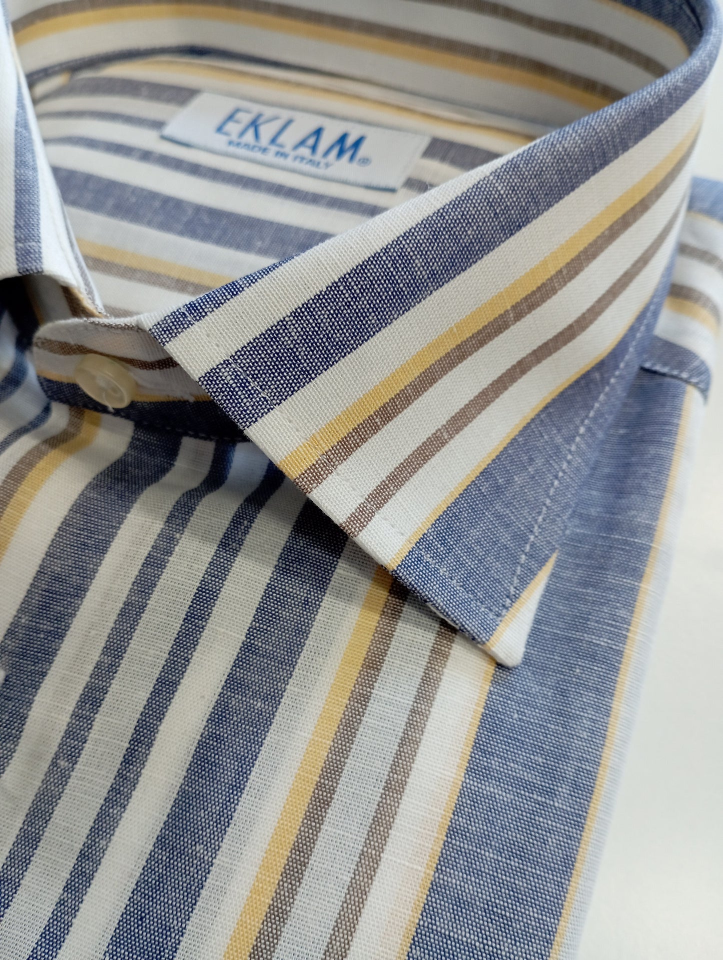 Camicia riga-bacchetta EKLAM colletto francese