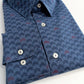 EKLAM printed shirt Italian collar